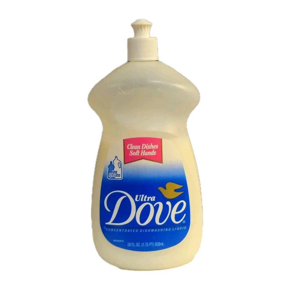 Vintage Ultra DOVE Dishwashing Liquid Soap 28oz 70% Full‎ Discontinued RARE 1998